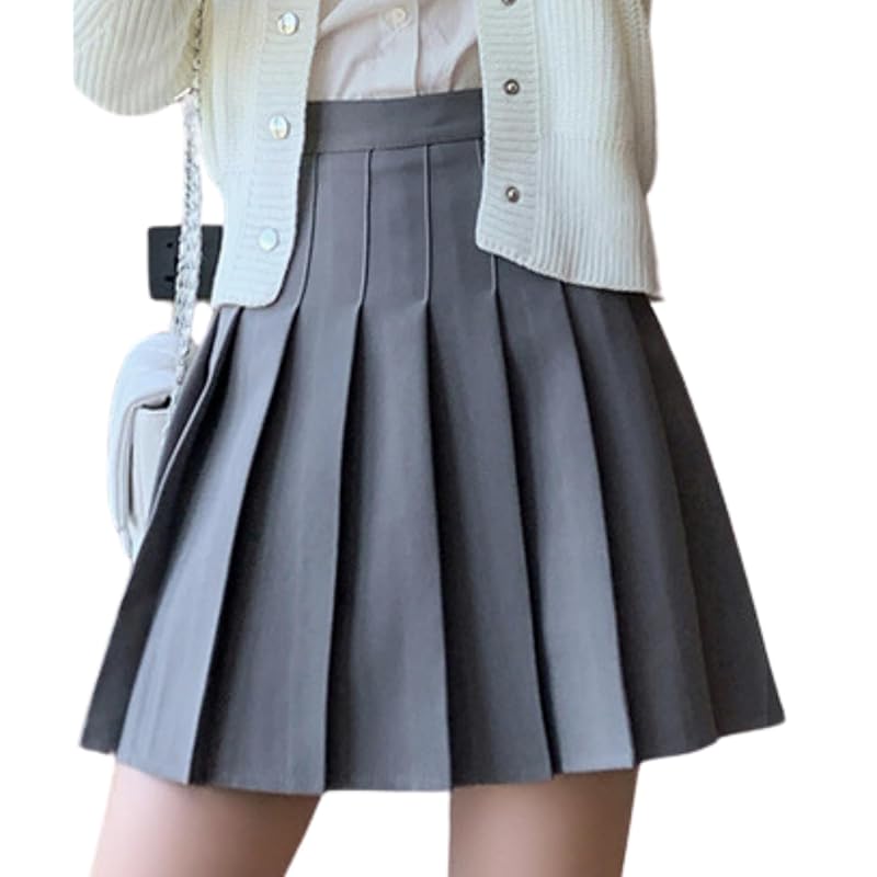 

[Dep Club] Adult cute pleated skirt mini pleated mini ladies skirts skirt mini South Korea high waist skirt miniskirt ladies pleats With inner (JP,