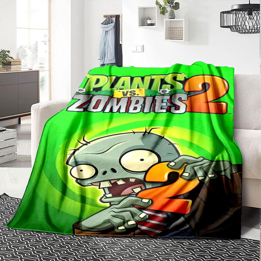 Plants Vs. Zombies Blanket Warmthful Decor Suitable for Livingroom Sofa Office Chair for All Occasions Warmthful Decor Birthday Christmas Gift Blanket