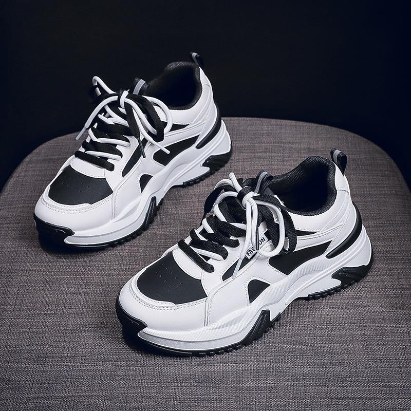 Designer Women Shoes Muffin Thick Bottom Leisure Shoes 2025 All-match Soft-sole Sneakers Outdoor Woman Platform Shoes De Zapatos