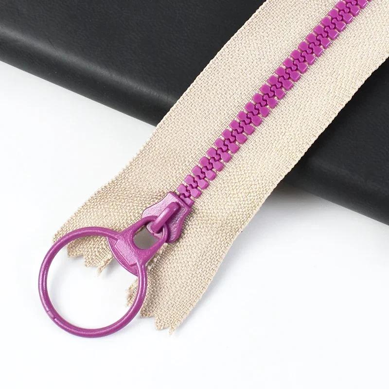 5/10Pcs Meetee 15-40cm 3# Close-end Resin Zippers Decorative Zips for Bag Pocket Zip Repair Kit DIY Garment Sewing Accessories
