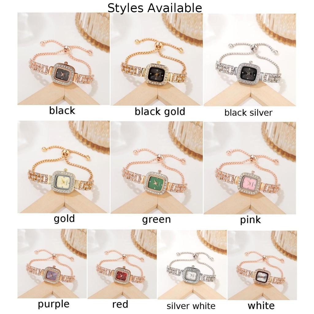 Sleek Ladies' Diamond Inlaid Bracelet Watch for Casual or Formal Occasions