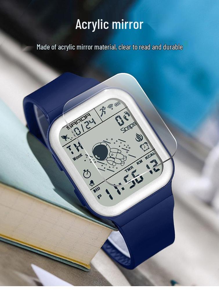 Sanda Astronaut Series Men's Sports Pedometer and Calorie Watch for Students