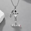 Creative Sword Feather Pendant Necklace For Men Fashion Clavicle Chain