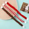 Stripes Mini Scarf Ornament Toy Acrylic Fibers Mini Knitting Scarf  Doll Accessories