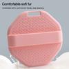 Silicone Shower Cleansing Brush Gentle Face Body Silicone Body Scrubber Anti-Slippery Handles Silicone Body Brush Bath Tool