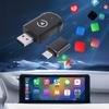 For iOS 10 for Android 11 Wireless CarPlay Android Auto Adapter Bluetooth 5.0 OTA Online Upgrade Box for OEM Wired CarPlay