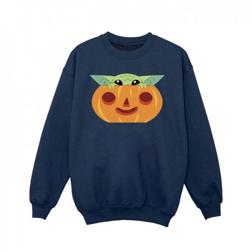 Star Wars Girls Grogu Pumpkin Sweatshirt