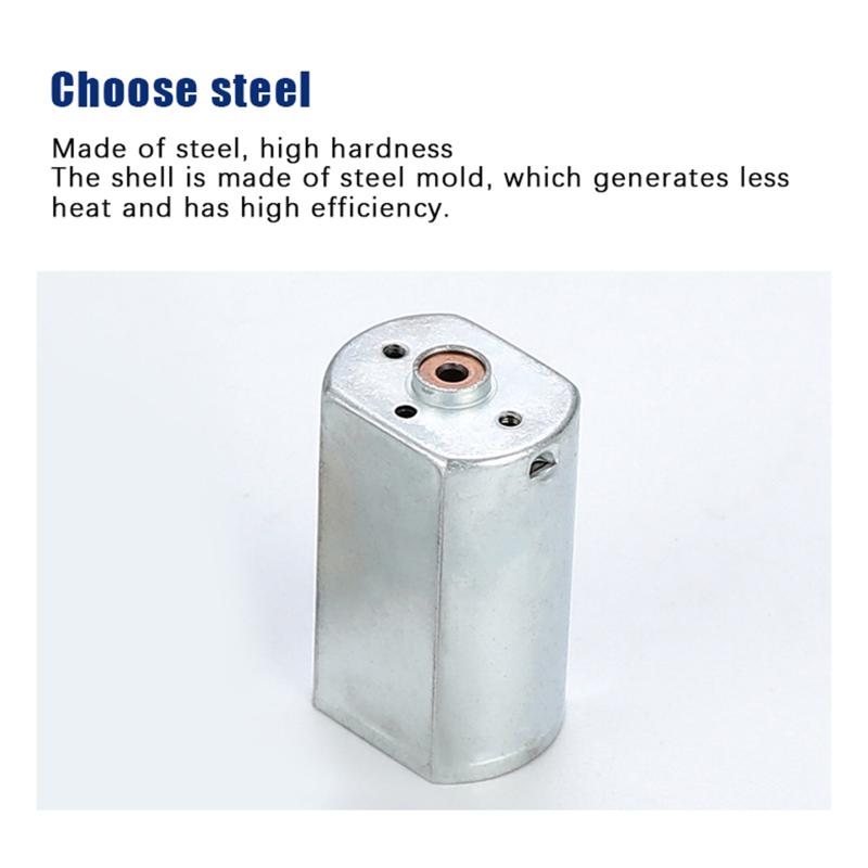 1Pc Fk180 Electric Motor Dc3V-6V 7000-20000Rpm High Speed Carbon Brush Mini Motor Diy Electric Shaver Toy Model