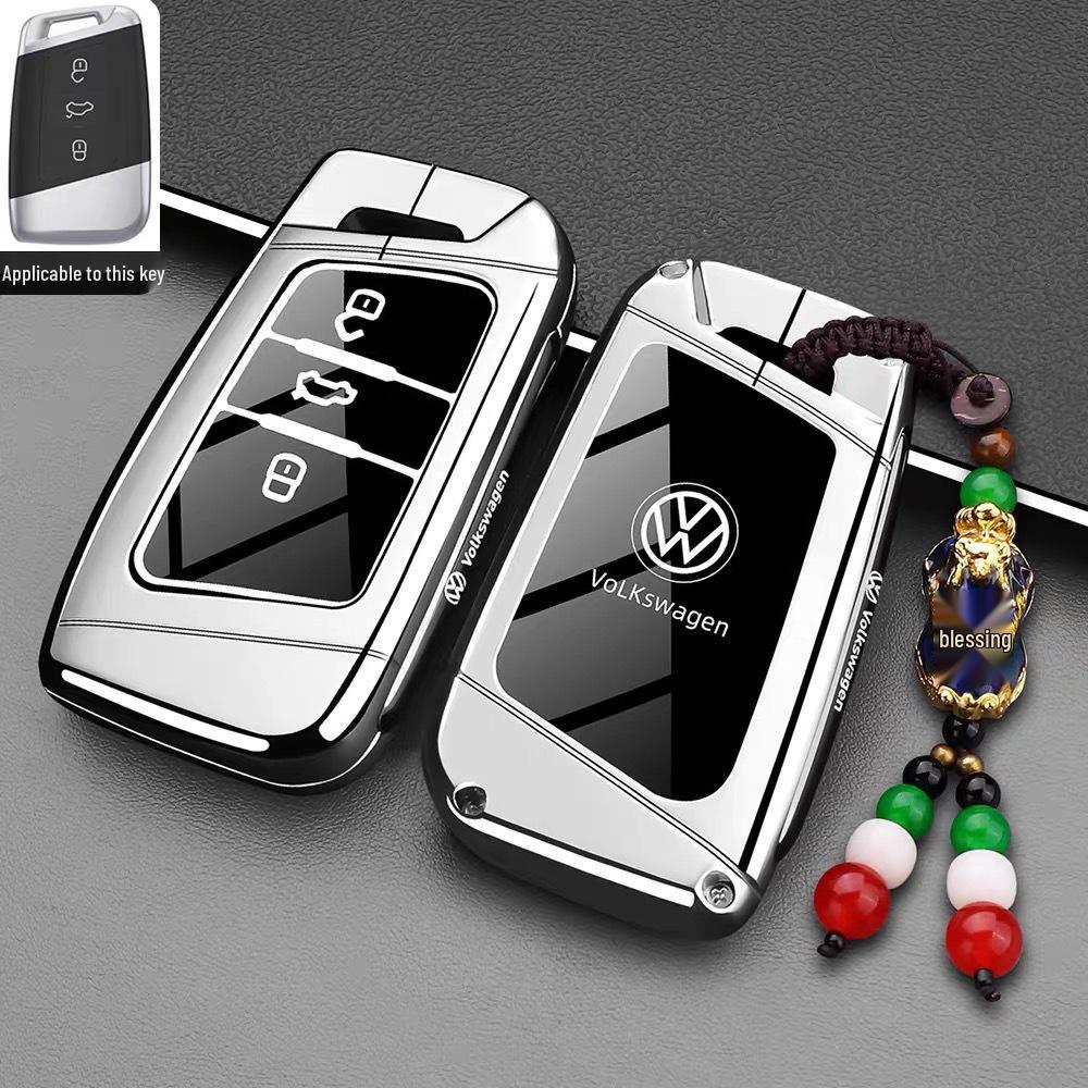 Volkswagen Lavida, Polo, Lamando, Passat, Touareg, Tiguan, Teramont, Touran Schlüsselhülle und Autoschnalle.