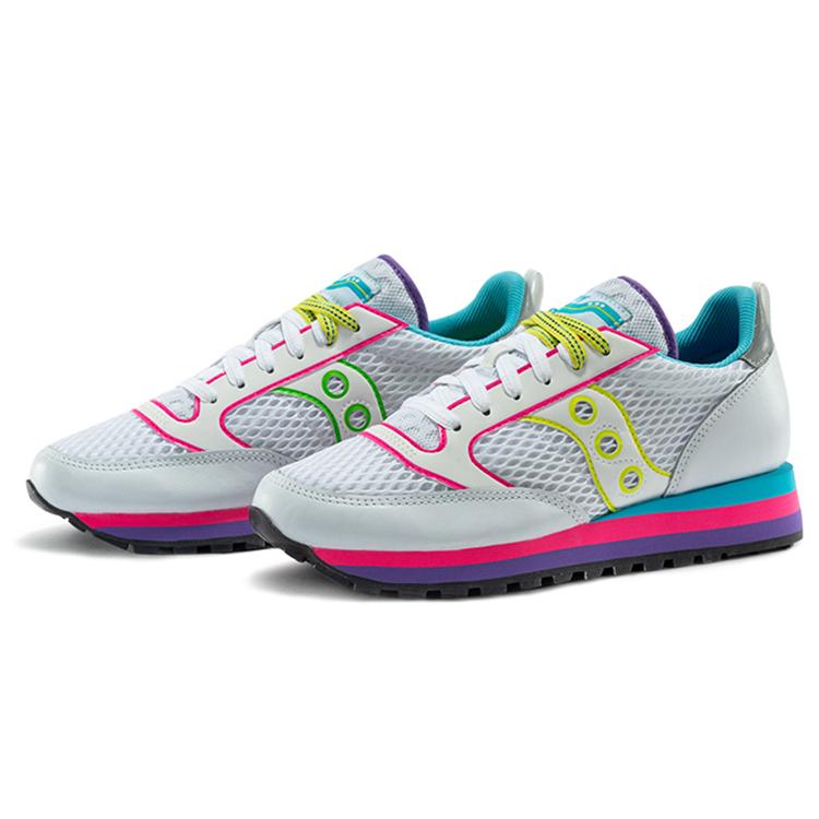 SAUCONY Jazz Triple Textil, Synthetikleder Dämpfung Rutschfest Abriebfest Atmungsaktiv Niedrig geschnitten Freizeit S60568-2