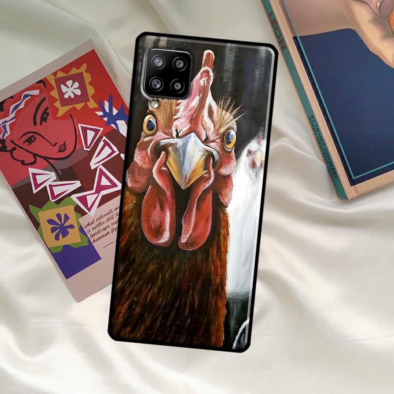 Cock Rooster Chicken Case For Samsung Galaxy A33 A13 A36 A56 A23 A52 A32 A12 A54 A34 A14 A16 A26 A53 A15 A35 A55
