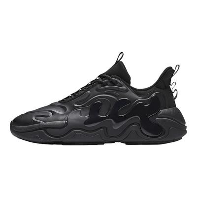 Lifestyle Series Retro Round Toe Shock Absorbing Wear Resistant Lightweight Low Top Dad Shoes Women Sneaker Black 122358840S-2