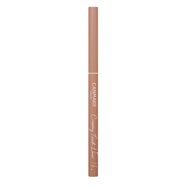 Canmake Creamy Touch Liner 16 Pretty Milk Tea Eyeliner Gel Smooth Beige Ultra-Fine