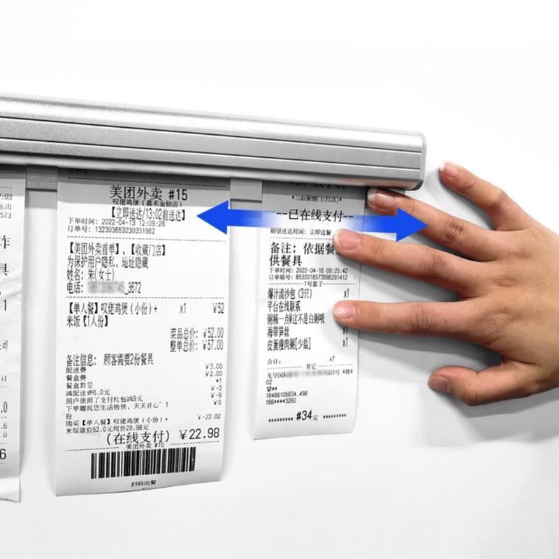 Efficient Kitchen Order Organizer Convenient Order Organization Rack Wall-mounted Order Holder Restaurant order Clip