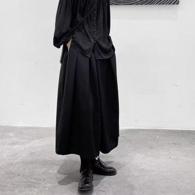 Yamamoto Women's High-Waisted Wide-Leg Culottes - Slimming, Loose Fit.