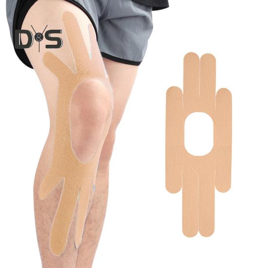 Kinesiologie-Tape für das Knie, vorgeschnittenes Knie-Tape, atmungsaktives selbstklebendes Sport-Tape, elastisches Sport-Tape, Muskelunterstützung zum Laufen, Wandern, Reiten