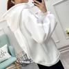 Winter Women Fleece Sweatshirt Loose Hooded Rabbit Ears Long Sleeve Autumn New Fashion