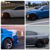 For Dodge Charger 2015-2022 Clear & Smoked Lens LED Side Marker Lamp Amber Front Red Rear Side Fender Reflector Lights