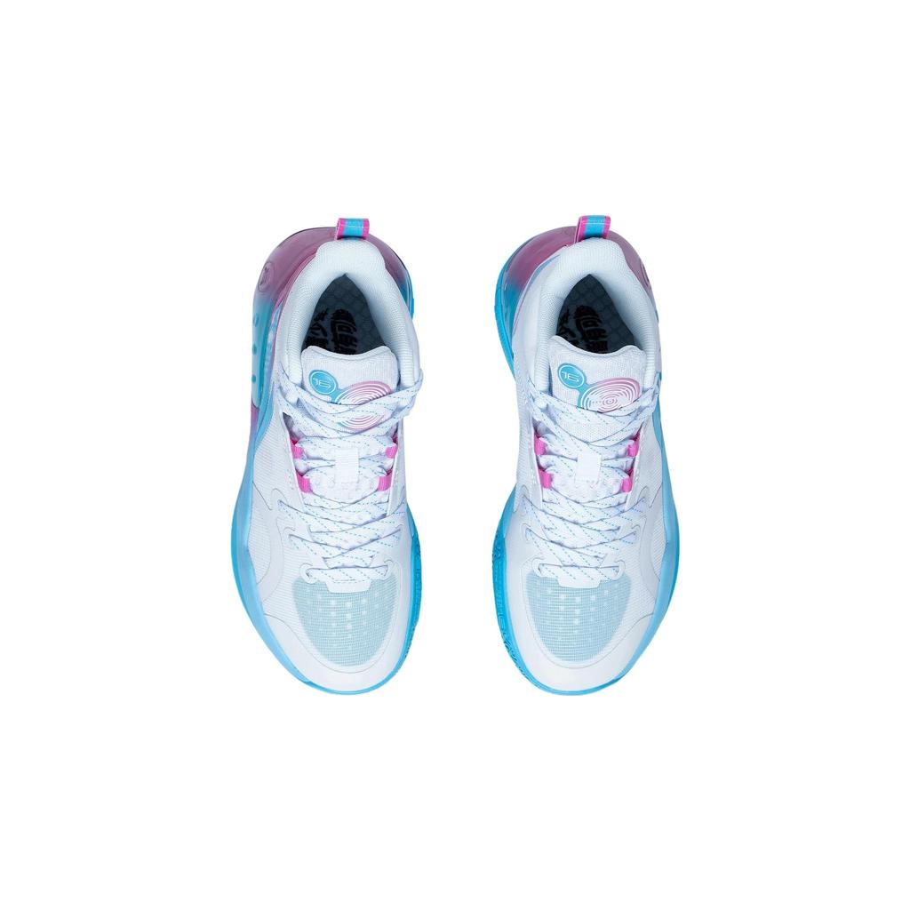 Li Ning Youth Yu Shuai 16 Mid Basketball Shoes Kids Basketball Shoes White YKBT012-1