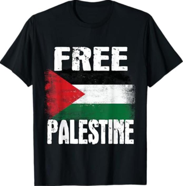 Free Palestine Arabic big Palestine Flag Free Gaza T-Shirt XXXXL