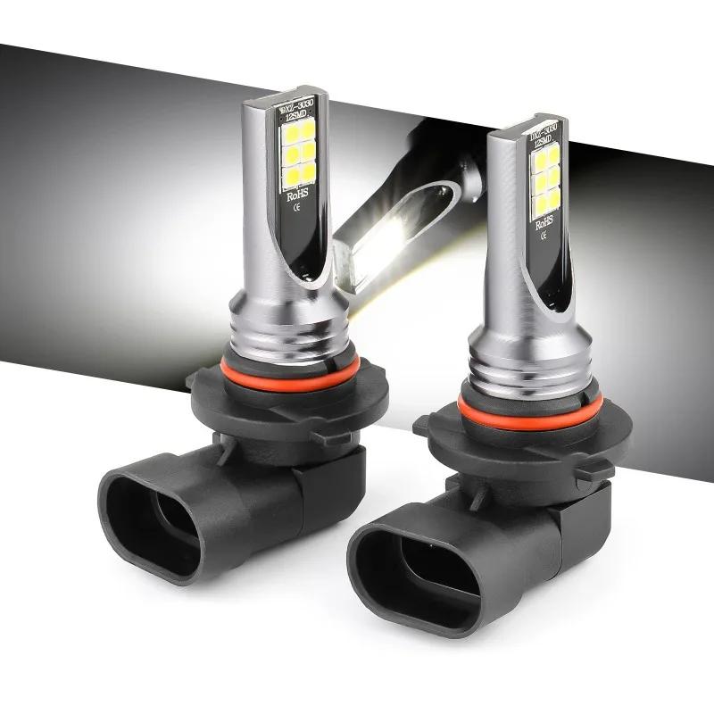 2Pcs 9005 9006 LED Headlight H11 H8 H9 H10 H1 H3 Car Fog Light Bulbs DRL H4 H7 Auto Driving Running Lamps 6000K 8000LM 80W 12V
