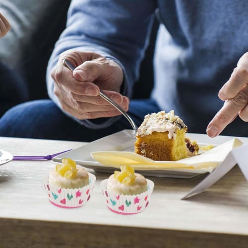 KESYOO Muffin Cups, Side Dish Cups, Lunch Box Cups, Pack of 400, Muffin Pans, Baking Cups, Paper, Heat-Resistant, Oil-Resistant, Cake Cups, Peeling an