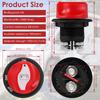 150A 100A Car Battery Disconnect Switch 12V-48V Battery Power Isolator Cut Off Switch for Auto Car RV ATV Boat Truck Vehicles