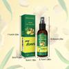 Huile capillaire au gingembre et sérum à la biotine, massage nourrissant du cuir chevelu au gingembre pendant 7 jours pour tous types de cheveux, soin hydratant, spray capillaire au gingembre