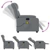 Massage Chair Relaxation Chair Grey Faux Leather