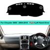 Car Dashboard Cover Dash Mat Pad For Chrysler 300C 2004 - 2010 LHD RHD Dash Board Carpet Auto Sun DashMat Sun Shade 2009 2008