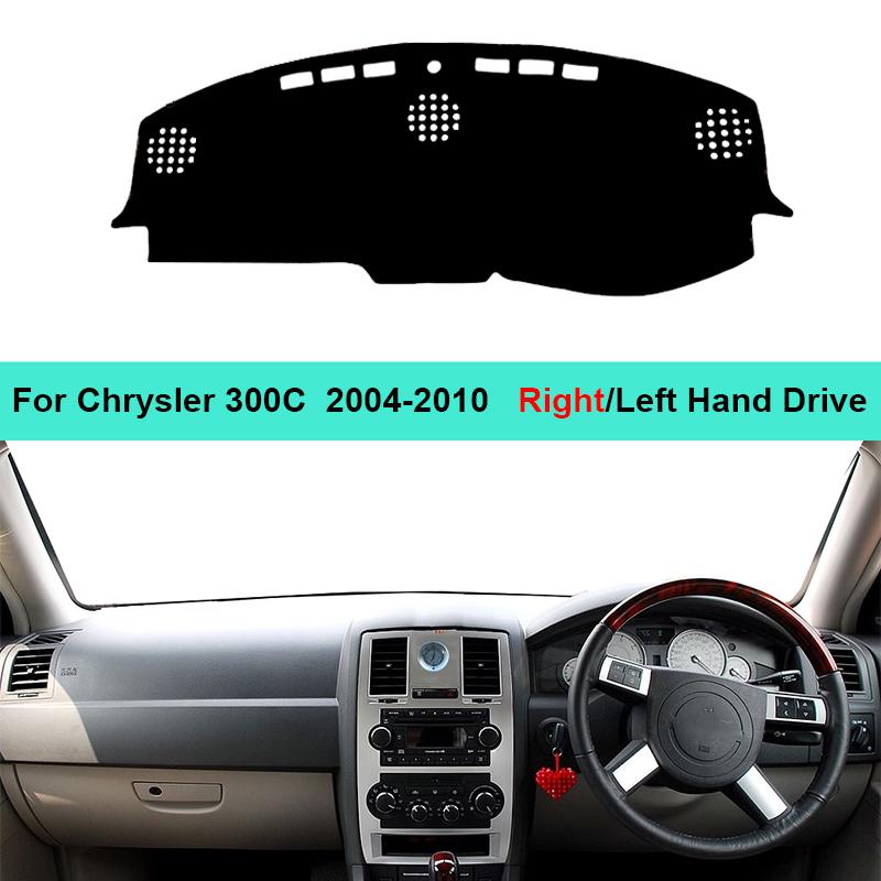 Car Dashboard Cover Dash Mat Pad For Chrysler 300C 2004 - 2010 LHD RHD Dash Board Carpet Auto Sun DashMat Sun Shade 2009 2008