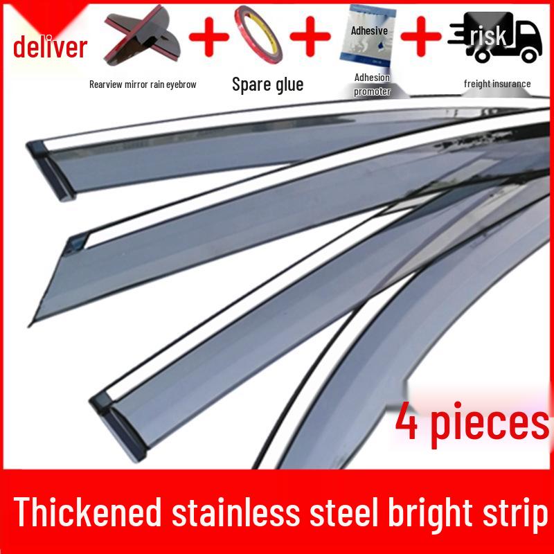 Kia Rain and Sun Visors: Compatible with Forte, K3, Sportage, K2, Cerato, KX5, KX3, K4 Car Window Shields