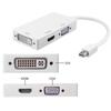 Neues 3-in-1-Mini-Displayport-Thunderbolt-zu-DVI-VGA-HDMI-Konverter-Adapterkabel IMac Mac Mini MacBook