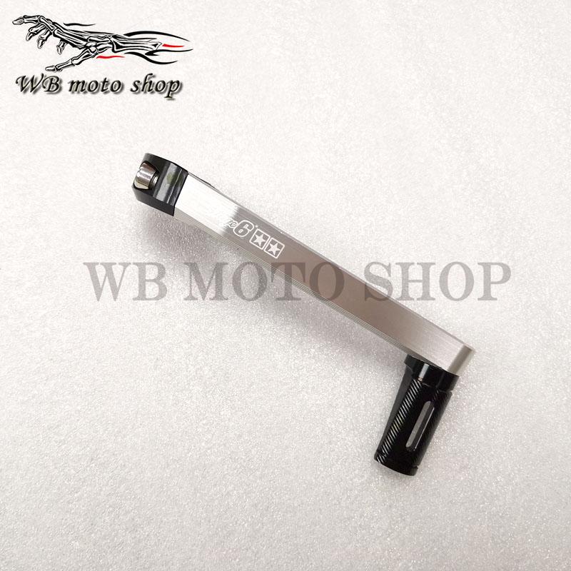 

Для скутера Yamaha Honda ZY100 Jog100 Force100 Rsz Dio50 Jog50 Jog90 AF28 AF18 ZX ZR CNC мотоцикл скутер стартер рычаг запуска серебряный