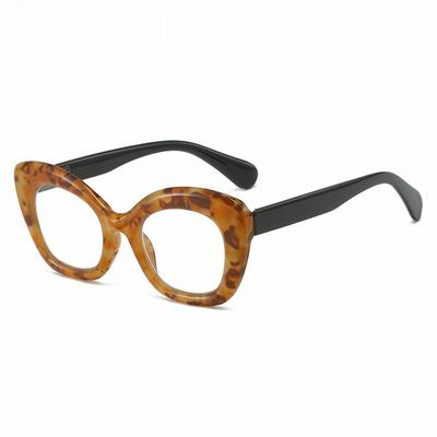 New Luxury Personalized Blue Light Blocking Reading Glasses Trendy Spring Leg Presbyopia Eyeglasses 0 To +4.0