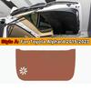 For Toyota Alphard Vellfire 2015-2024 2025 Car Rear Trunk Tailgate Anti-kick Protective Mat Leather Decoration Pad  Accessories