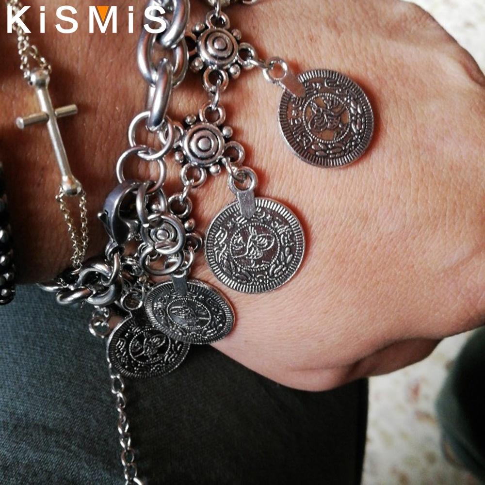 Bohemian Quaste Barfußsandalen Kette Schmuck Fußkettchen Vintage Münzanhänger Exotische Modeaccessoires