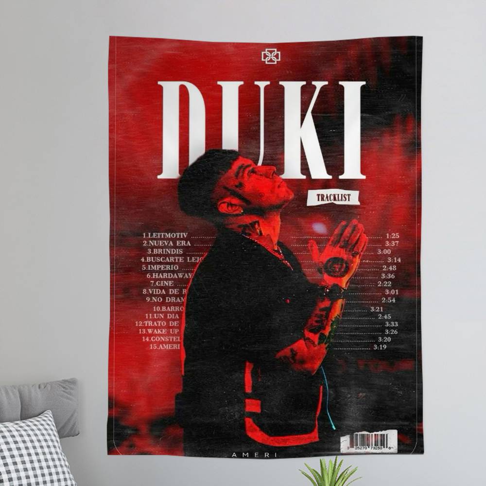 Rapper Duki Hippie Wall Hanging Tapestries Bohemian Wall Tapestries Mandala INS Home Decor