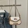 Cute Apple Plaid Patchwork Pu Shoulder Bags for Women Ctrast Color Sweet Bow Ladies Crossbody Bag Portable Girls Handbags