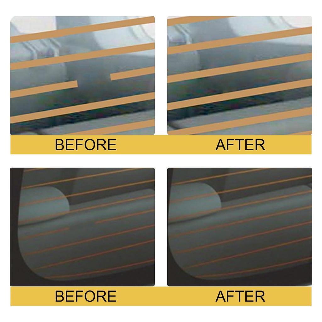 Reparasjonssett for duggfjerning av bakrute Reparasjonssett for varmeapparat/defroster for bakrute Reparasjonssett for grilltråd