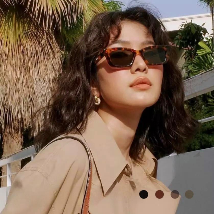 Modern Square Cat Eye Sunglasses With Pc Lens For Fashion And Outdoor Use