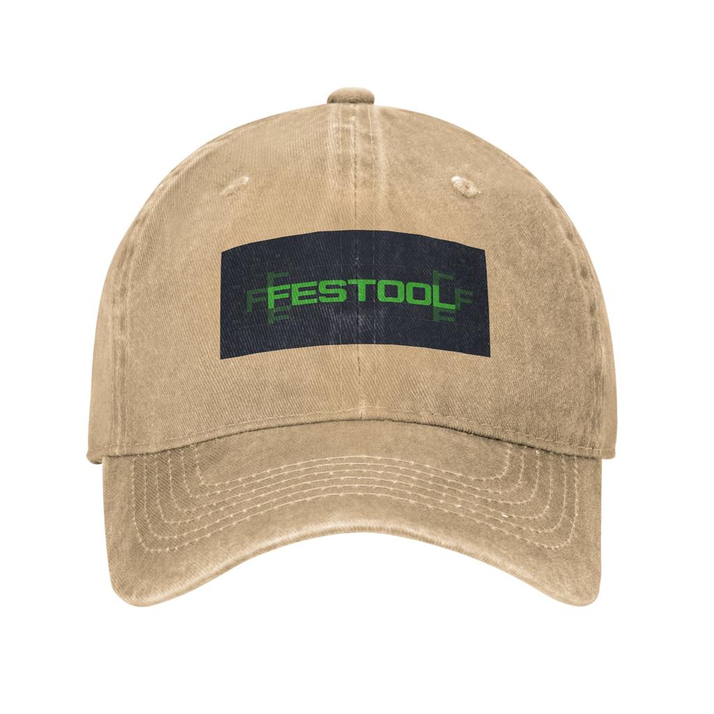 Festool Powertool Denim Fabric Cap Casual Baseball Caps Adjustable Hat Summer Unisex Baseball Hats