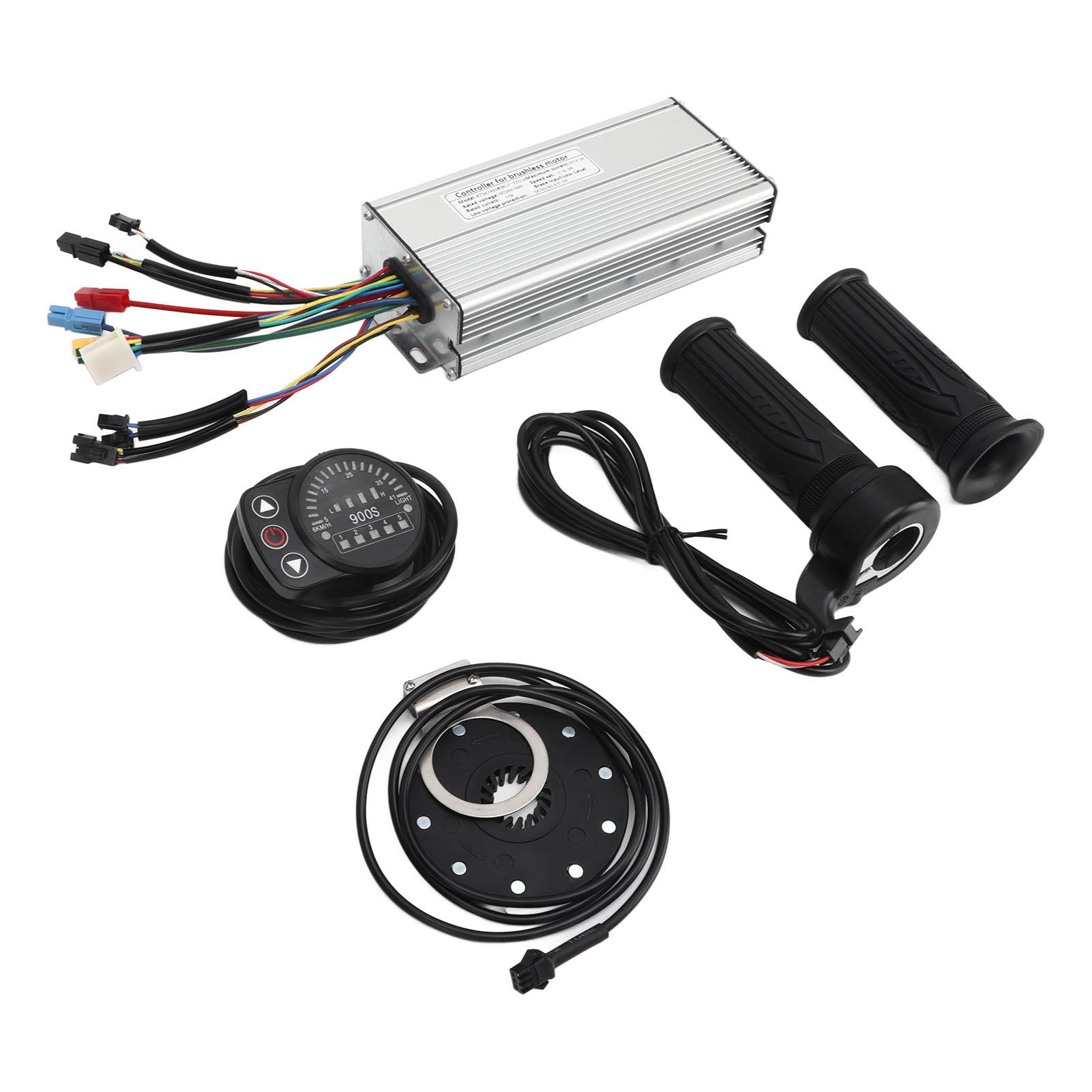 

1000W Brushless Controller Kit 30A Square Wave Dual Mode Controller LED900S Display Panel for Electric Bicycle Scooter