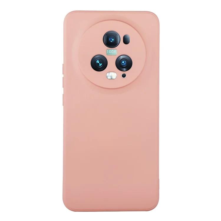 ENKAY Präzise Aussparungen für das Telefon für Honor Magic5 Pro Gerade Kante Flüssige Silikonhülle