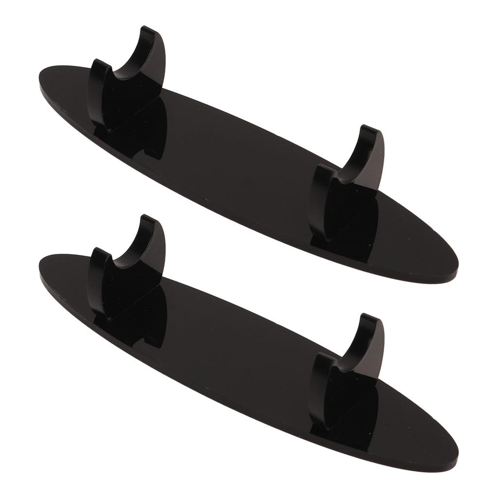 2PCS Pen Holder Display Stand Acrylic Desktop Pen Showcase Rack Organizer for Makeup Brush