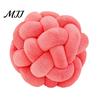 Stylish Creative Throw Pillow Knot Ball Pillow, Round Ball, Soft Knotted Cozy Support for Reading Decorative Cushion Sofa Couch, Modern Bedroom Living