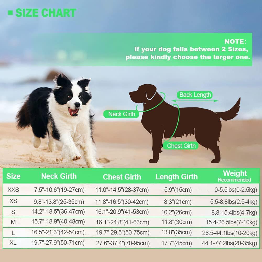 Dog Life Jacket with Reflective Stripe Adjustable High Flotation Dog Life Vest Ripstop Dog Lifesaver Pet Life Preserver Swimsuit