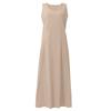 Women's Fashion Casual Solid Colour Sleeveless Cotton Linen Pocket Dress