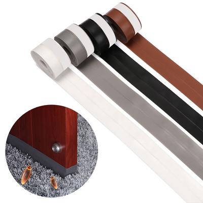 Door Bottom Seam Tape Wind Proof Door Window Wall Sticker Moldproof Sealing Strip Silicone Rubber