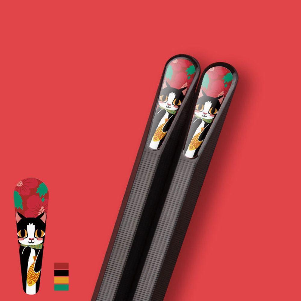 24cm Pointed Tip Non-slip Reusable Gifts Tableware Chopsticks Kitchen Supplies Dinnerware Set